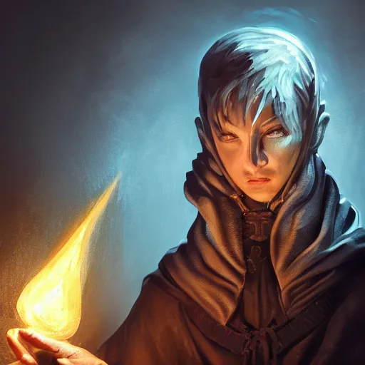 Prompt: a oil art portrait of young mage with arcane music magic in style of dark souls character, handsome bars with lute character sheet, 4 k, ultra detail, volumetric lighting, unreal engine, octane render, grimdark