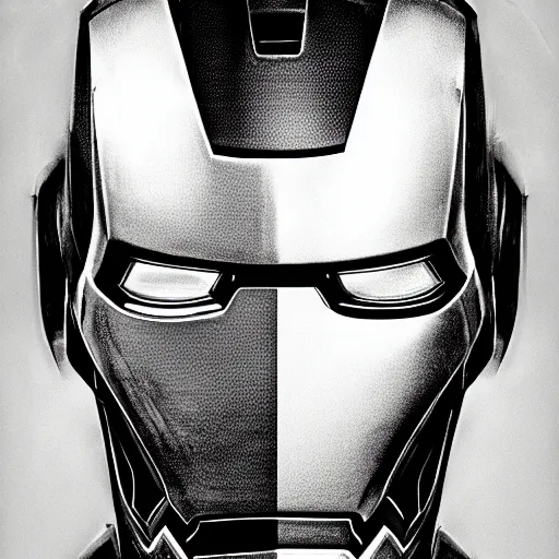 Image similar to photorealistic shockingly amazing portrait of Iron Man extremely detailed, made by wlop and maxwell boas