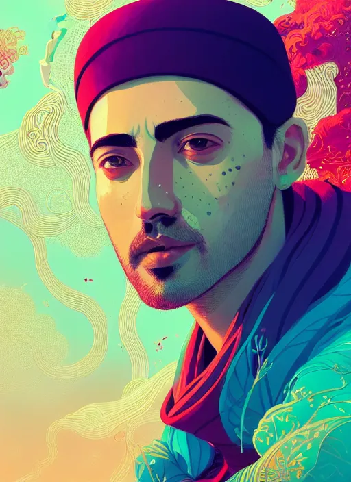 portrait of fatih sultan mehmed, artstation winner by | Stable ...