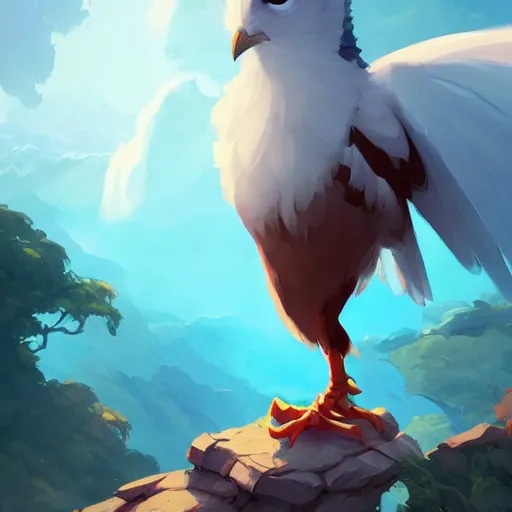 Prompt: white feathered owlin adventurer, video game character design, 2 d game fanart behance hd by jesper ejsing, by rhads, makoto shinkai and lois van baarle, ilya kuvshinov, rossdraws global illumination