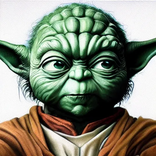 Image similar to ultra realistic portrait painting of yoda, art by akira toriyama, 4 k, dragon ball artstyle, cel shaded, highly detailed, epic lighting