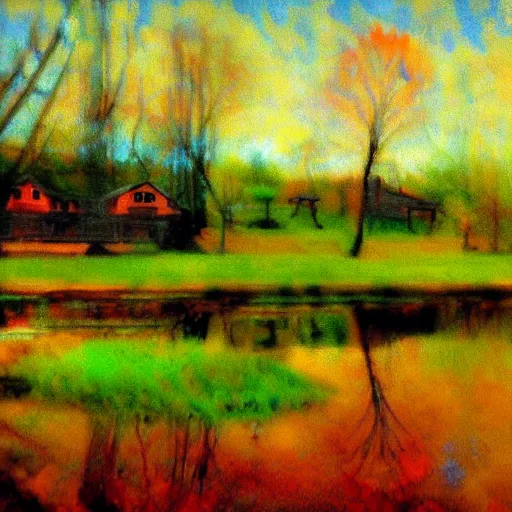 Image similar to ohio impressionistic artistic rendition