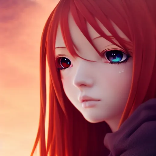 6,881 Red Haired Girl Anime Images, Stock Photos, 3D objects