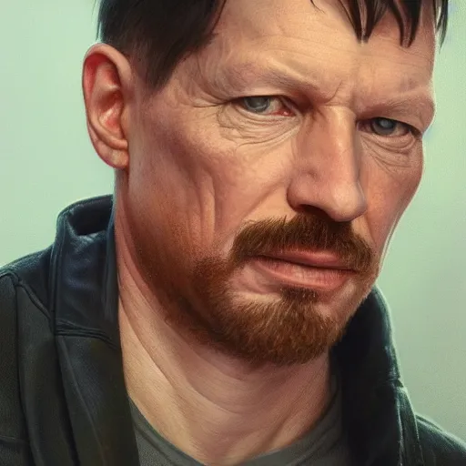 Prompt: portrait painting of gary ridgway, ultra realistic, concept art, intricate details, eerie, highly detailed, photorealistic, octane render, 8 k, unreal engine. art by artgerm and greg rutkowski and alphonse mucha