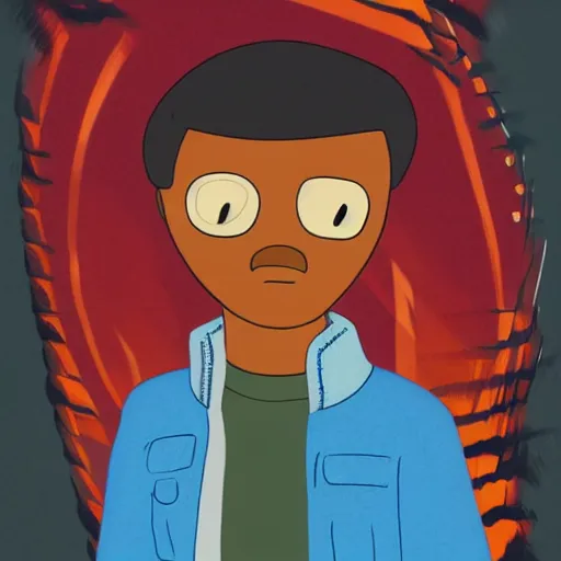 Image similar to detailed portrait of finn from adventure time show