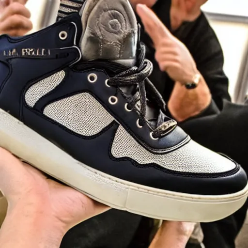 Image similar to most expensive sneaker ever made