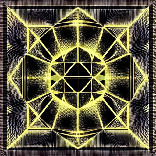 Image similar to symmetrical pattern ; black and white ; golden ratio ; holy geometry ; geometrical ; complex