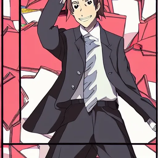 Prompt: saul goodman in anime