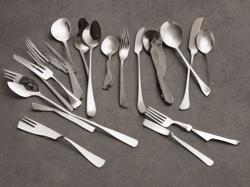 Image similar to impossible cutlery