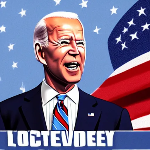 Image similar to photorealistic joe biden as looney toons character with eyes sticking out and tongue unrolling as he wolf whistles