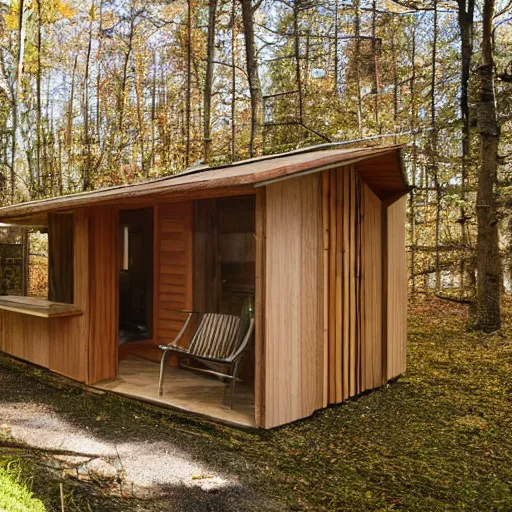 Image similar to a woodland cabin in the shape of a horse
