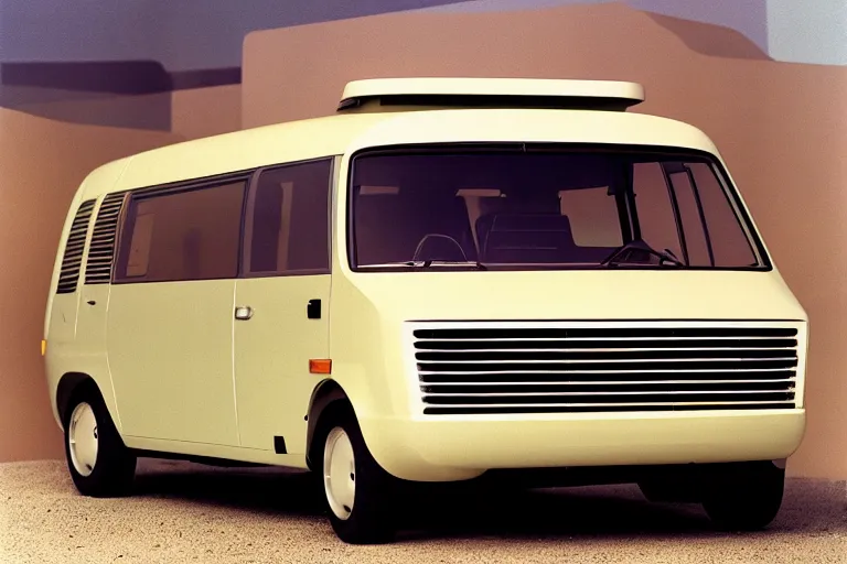 Image similar to designed by giorgetto giugiaro futuristic concept citroen van vw safari, ektachrome photograph, volumetric lighting, f 8 aperture, cinematic eastman 5 3 8 4 film