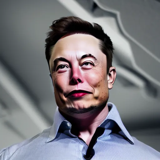 Image similar to muscular elon musk, highly detailed, high quality, hd, 4 k, 8 k, canon 3 0 0 mm, professional photographer, 4 0 mp, lifelike, top - rated, award winning, realistic, sharp, no blur, edited, corrected, trending