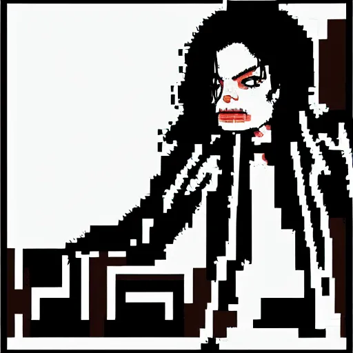 Prompt: Michael Jackson Pixel Art
