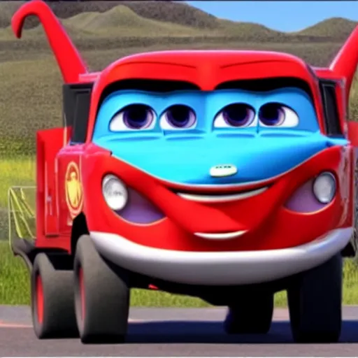 Image similar to HIMARS in Cars Pixar movie