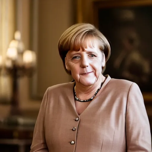 Image similar to Angela merkel in downton Abbey, HD, 8k, movie still