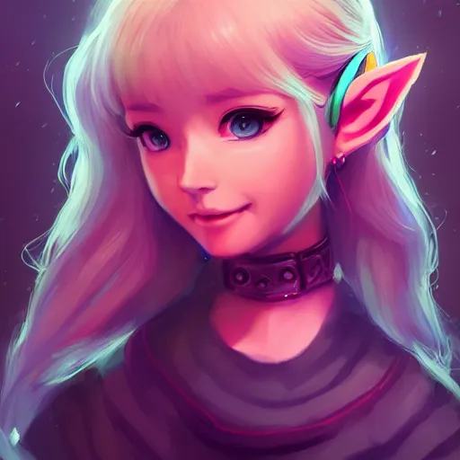 Image similar to a portrait of zelda, cute, beautiful, art by lois van baarle and loish and ross tran and rossdraws and sam yang and samdoesarts and artgerm and saruei and disney and wlop, digital art, highly detailed, intricate, sharp focus, trending on artstation hq, deviantart, unreal engine 5, 4 k uhd image