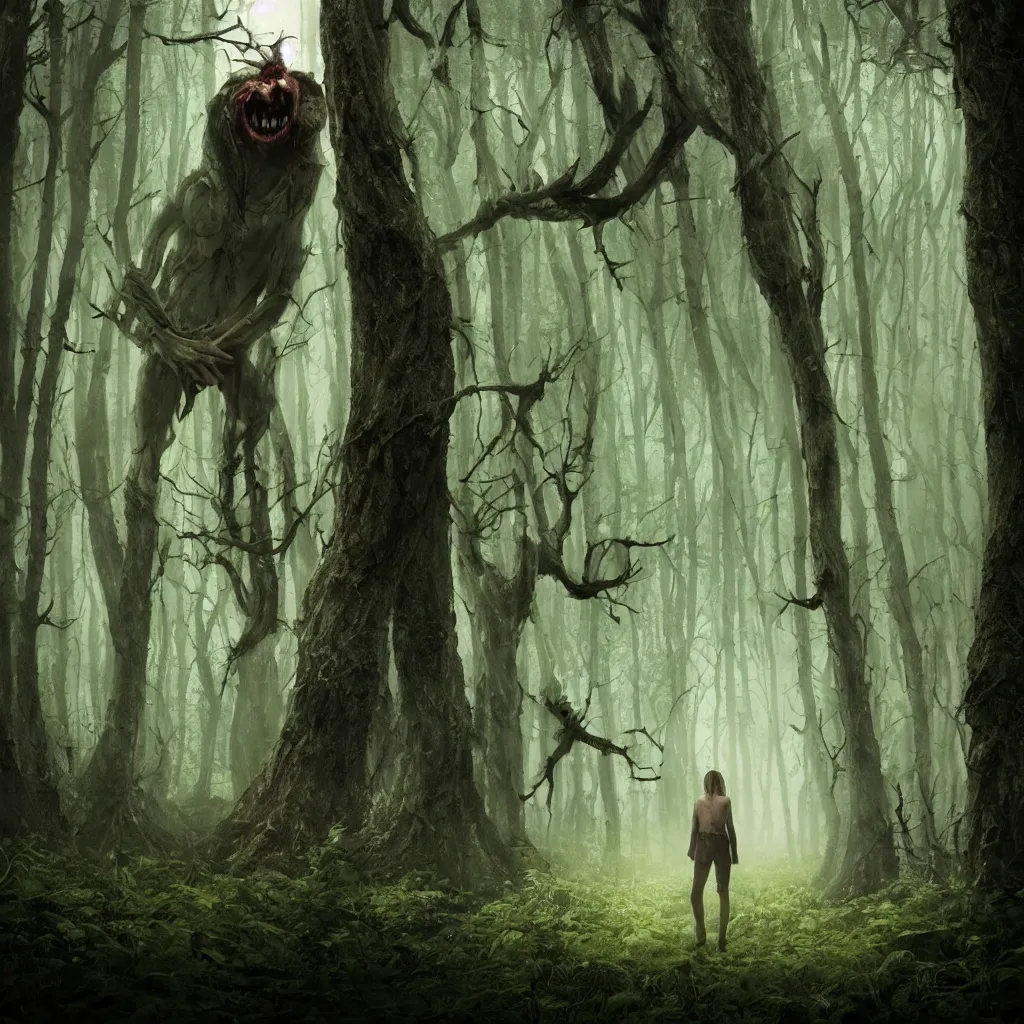 Image similar to the forest, creature