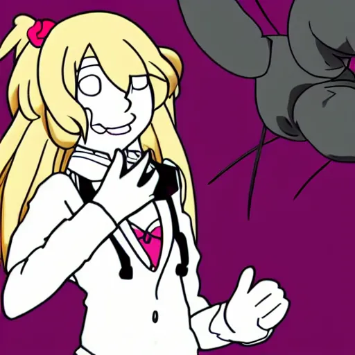 Prompt: junko enoshima from danganronpa in family guy