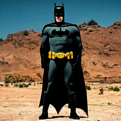 Image similar to batman in breaking bad, tv show, hbo, photography,