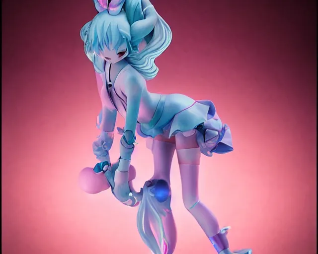 Image similar to James Jean isolated magical girl vinyl figure, figure photography, holographic undertones, glitter accents on figure, anime stylized, high detail, ethereal lighting - H 640