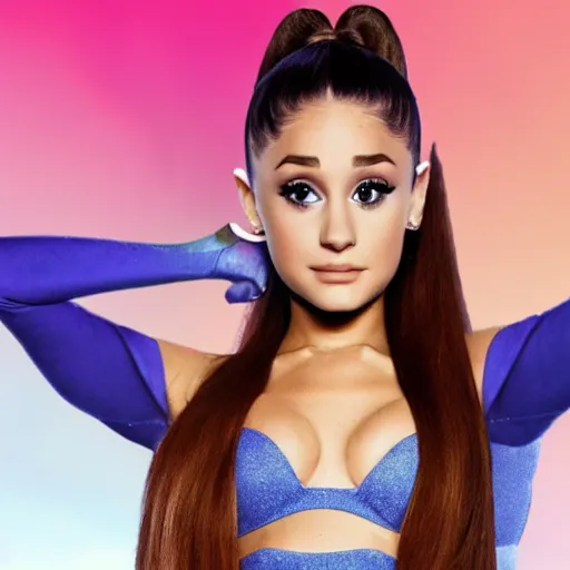 Prompt: ariana grande as frost from the flash things in the style of waya steurbaut