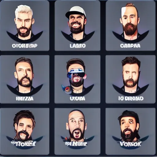 Image similar to Twitch.tv omegalul pogchamp emotes