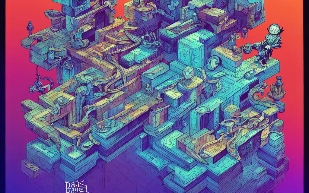 Image similar to arcane twisted turn of fate abstraction, centered award winning ink pen illustration, isometric abstract illustration by dan mumford, edited by craola, technical drawing by beeple and tooth wu, tiny details by artgerm and watercolor girl, symmetrically isometrically centered