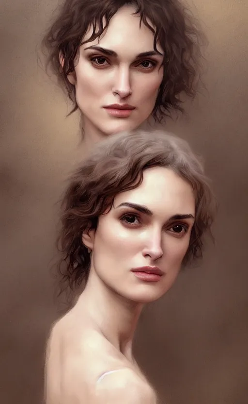 Prompt: winona ryder, kiera knightly, traditional corsican, intricate, highly detailed, pastoral, artstation, illustration, jurgens, rutkowski, bouguereau