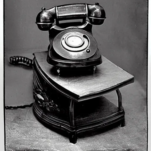 Image similar to a phone in the 1800s