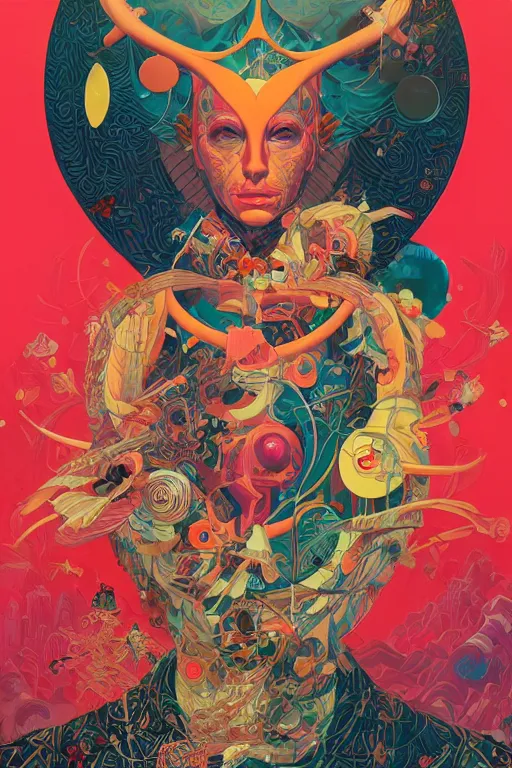 Image similar to portrait of godel's completeness theorem, by tristan eaton, victo ngai, peter mohrbacher, artgerm,