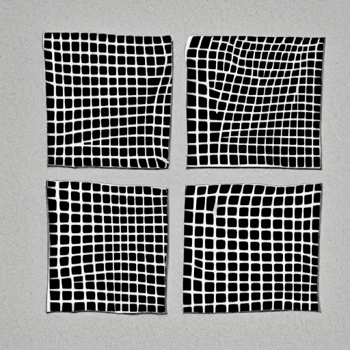 Image similar to black squares on 4 corners