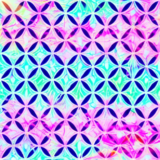 Prompt: flat tie - dye'flower of life'geometry design on crisp white copy paper background illustration, sharp - focus, detailed contour edges, summer boho style, closeup motif template,