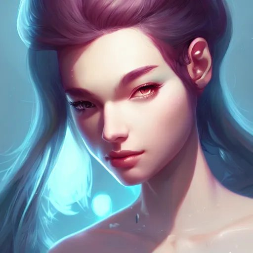Prompt: a portrait of a beautiful woman, art by lois van baarle and ross tran and sam yang and wlop and artgerm, digital art, highly detailed, intricate, sharp focus, Trending on Artstation HQ, deviantart, unreal engine 5, 4K UHD image