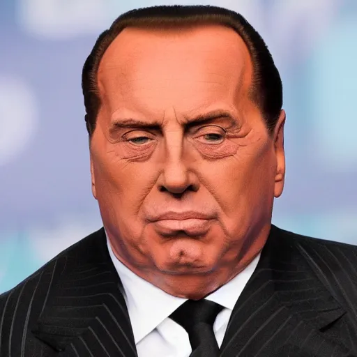 Prompt: obese Silvio berlusconi