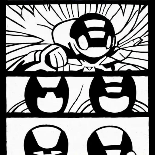 Prompt: kirby in the style of jack kirby