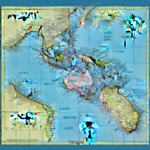 Image similar to ultra realistic geographical map of indonesia