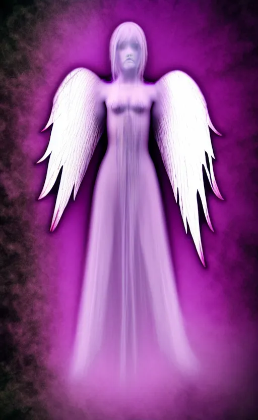 Image similar to Angel knight gothic girl made of Fractal flame,