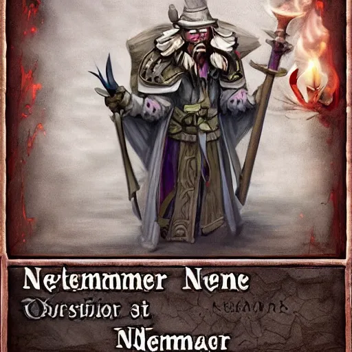 Prompt: dnd necromancer