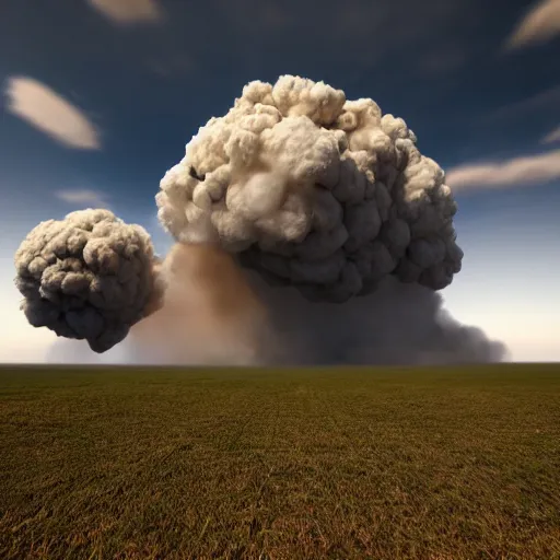 Prompt: a warshak test of the earth blowing up., photography, 8 k, highly detailed, ultra realistic, path traced