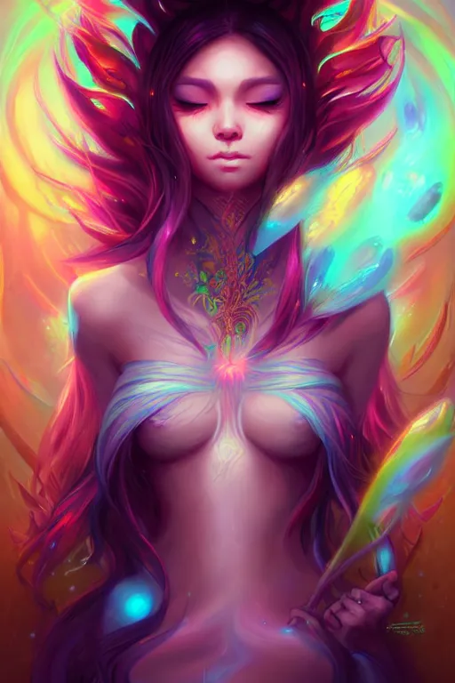 Prompt: The Ayahuasca Spirit, by Ross Tran