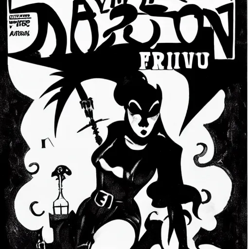 Prompt: An devious looking rogue, smiling. Dark Fantasy, Film Noir, Black and White. High Contrast, Mike Mignola