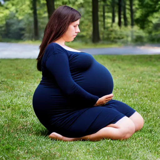 Image similar to pregnant woman uncomfortable with indegestion