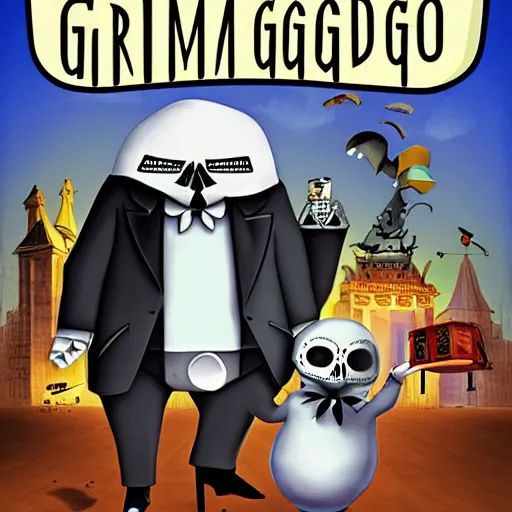 Prompt: grim fandango