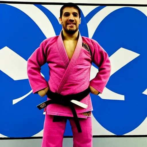 Prompt: photo of bjj athlete posing