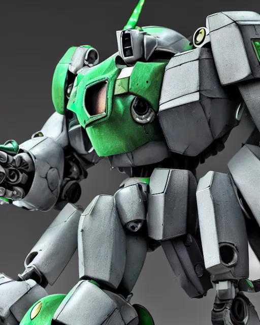 Prompt: Luigi as a Mecha, Perfect Grade Gunpla, hyperdetailed, full body, LED effects, professional paint job, distressed paint, dynamic low angle shot, photoreal, caustics, octane render, redshift render, Vray render, all in focus, unreal engine, post processing,