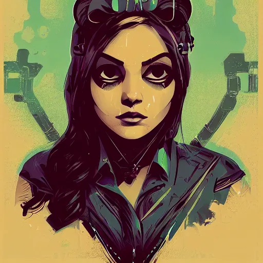 Image similar to portrait skull disney girl by petros afshar, tom whalen, laurie greasley, war face by greg rutkowski