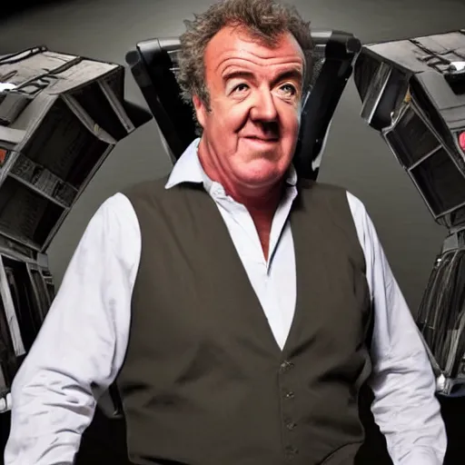 Image similar to Jeremy clarkson reviewing a Tie Fighter