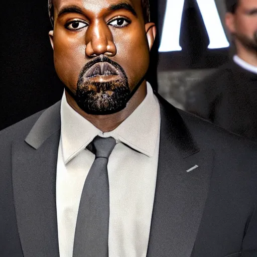 Image similar to kanye west as a gigachad