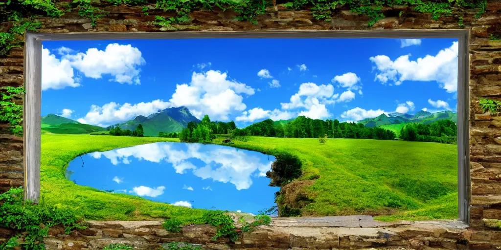 Image similar to default windows wallpaper